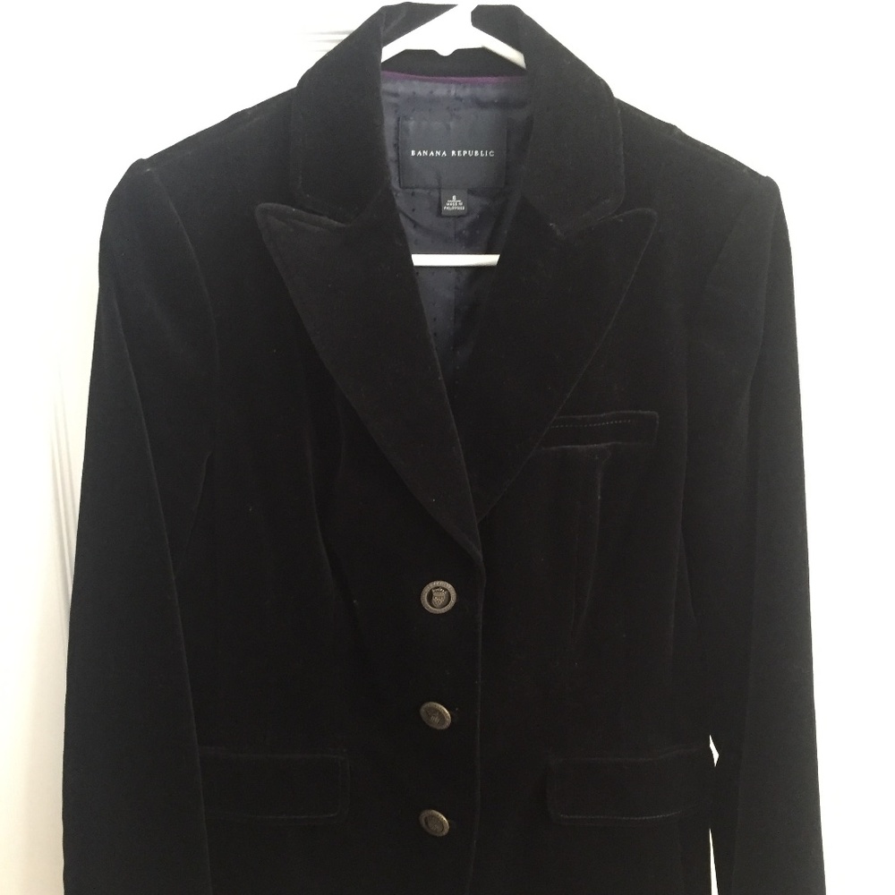 Black Velvet Blazer